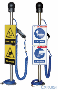 一体式人体静电释放报警器